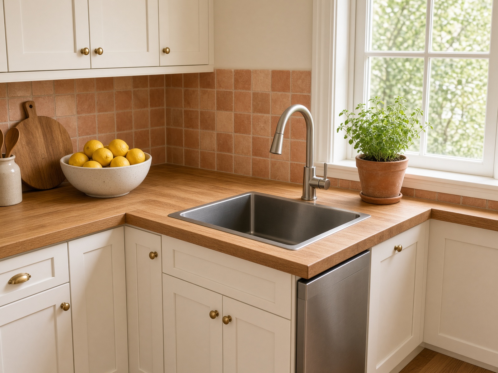 A bright kitchen after a professional clean